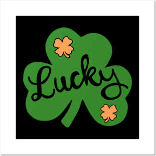 Lucky Clover Design Posters and Art